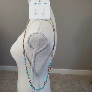 Palmetto Moon Necklace and Earring Set